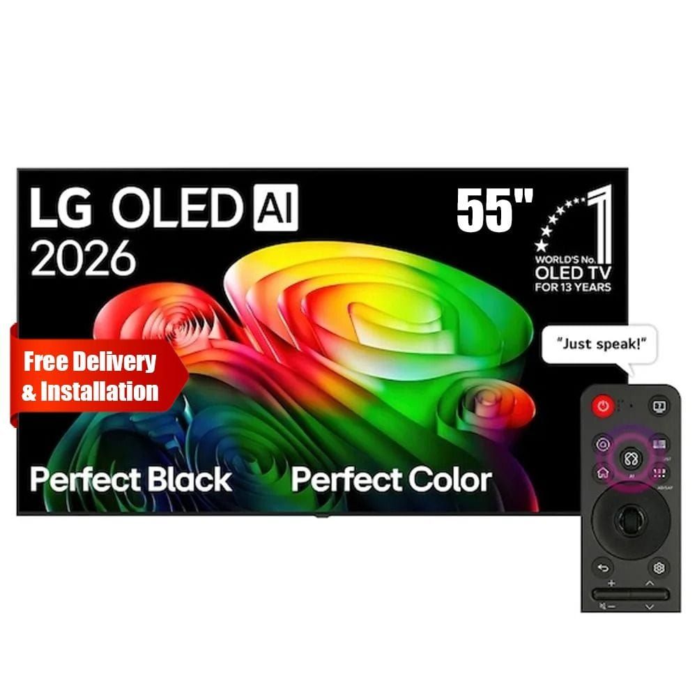 LG 55-Inch OLED B6 4K Ultra HD Smart TV - Alpha 8 AI Processor 4K Gen3, HDR10 & Dolby Vision | OLED55B66LA.AMRG