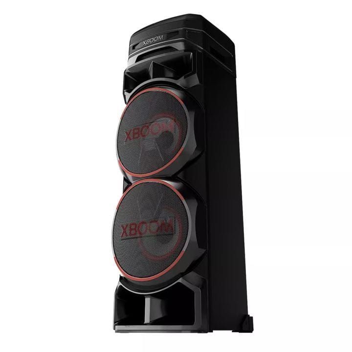 LG XBOOM Party Tower Speaker With Dual Bass Blast, Multi Color Lighting, Karaoke Feature, Powerful Sound - Black - RNC9