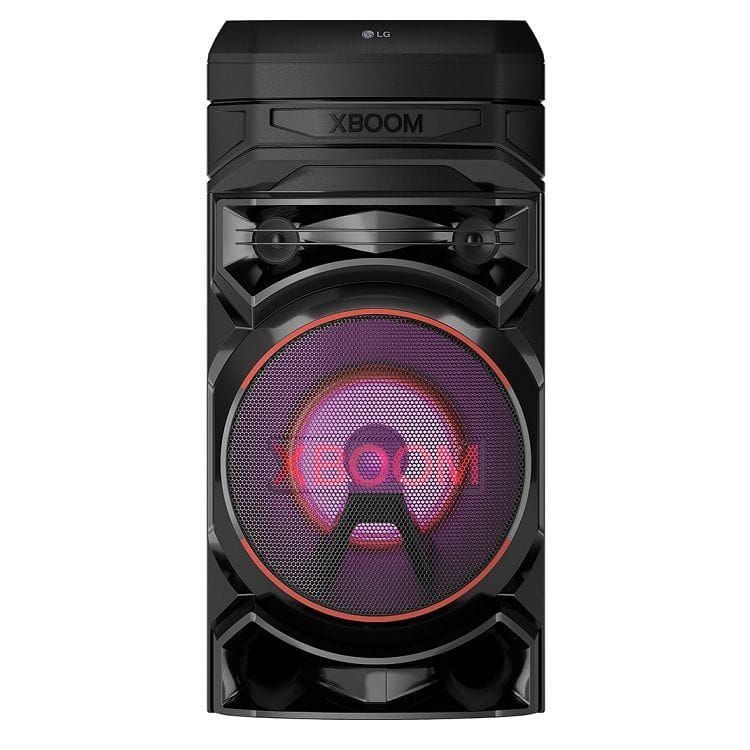 LG XBOOM Party Tower Speaker With Bass Blast, Powerful Sound, Karaoke Function, Deep Bass - Black - RNC5