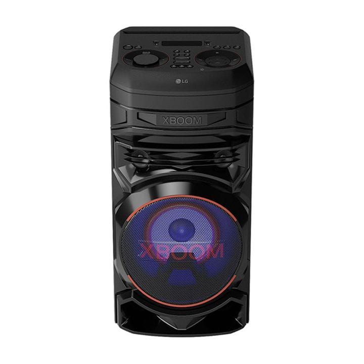 LG XBOOM Party Tower Speaker With Bass Blast, Powerful Sound, Karaoke Function, Deep Bass - Black - RNC5
