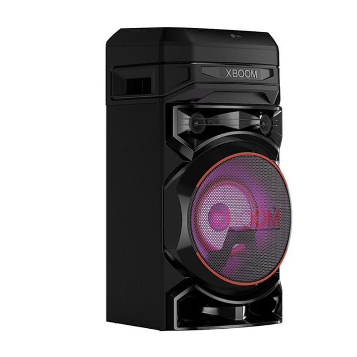 LG XBOOM Party Tower Speaker With Bass Blast, Powerful Sound, Karaoke Function, Deep Bass - Black - RNC5