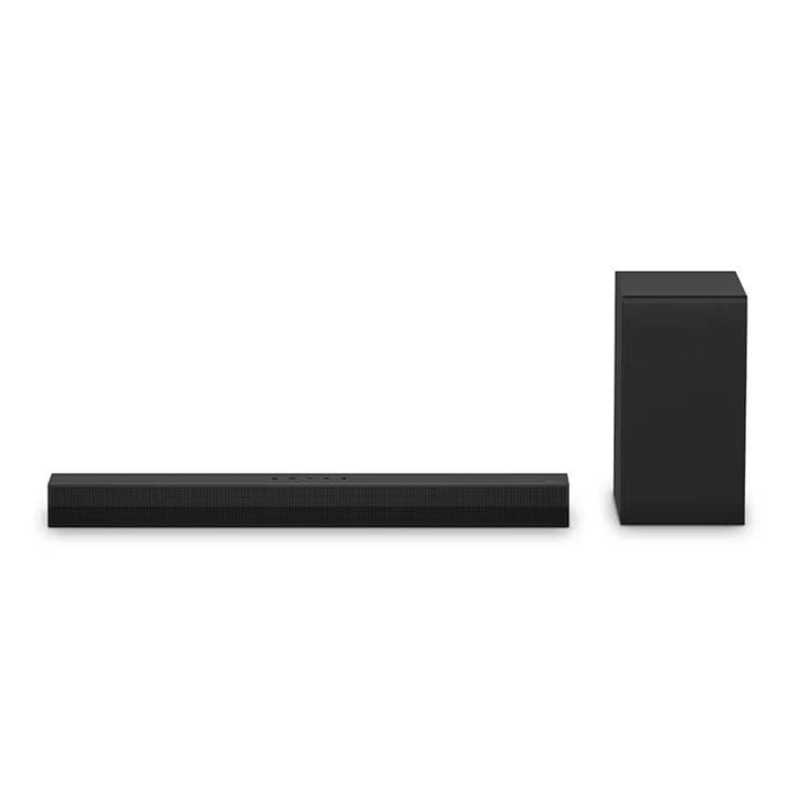 LG 2.1 Channel Soundbar 300W, WOW Interface, AI Sound Pro, Dolby Digital - Black - S40T