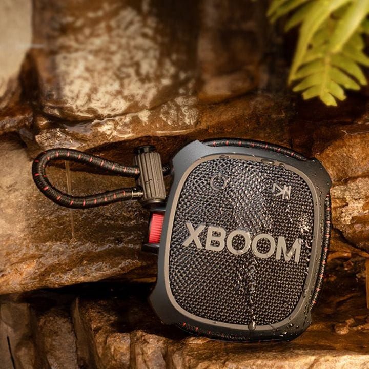 LG XBOOM Go Mini Portable Bluetooth Speaker, Featuring Military Grade, 10-Hour Battery - Black - XG2TBK | Open Piece - B Grade