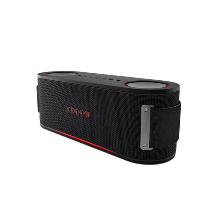 LG XBOOM Bounce Bluetooth Speaker, Signature Sound By Will.I.Am, Dual Passive Radiators, IP67 Dust And Water Resistant, 30Hours Playback - Black | Open Piece - C Grade