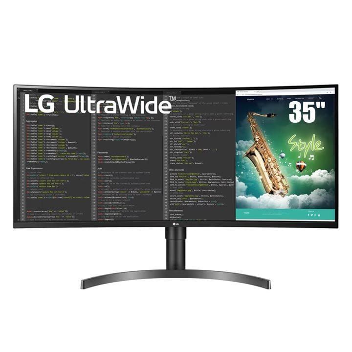 LG 35WN75C-B 35'' UltraWide QHD HDR VA Curved Monitor