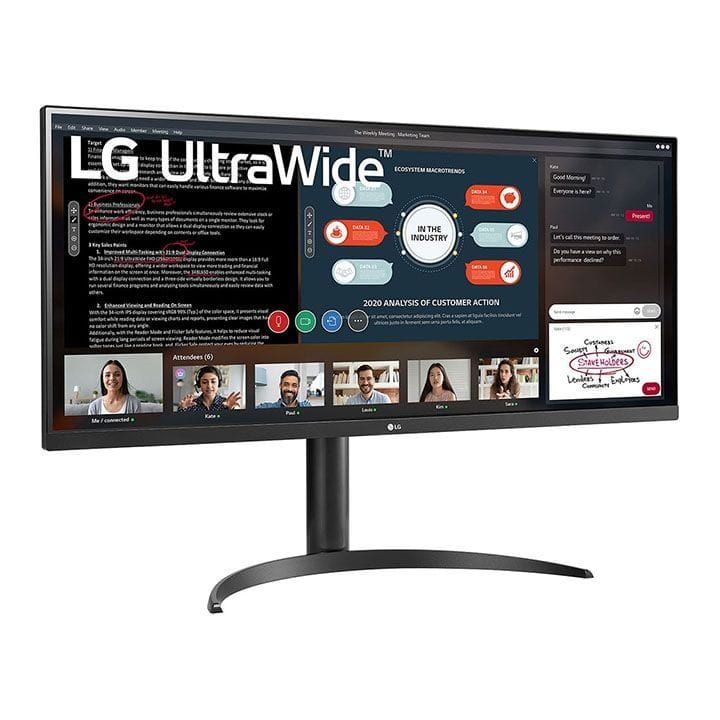 LG 34'' 21:9 UltraWide Full HD IPS Monitor with AMD FreeSync | 34WP550-B