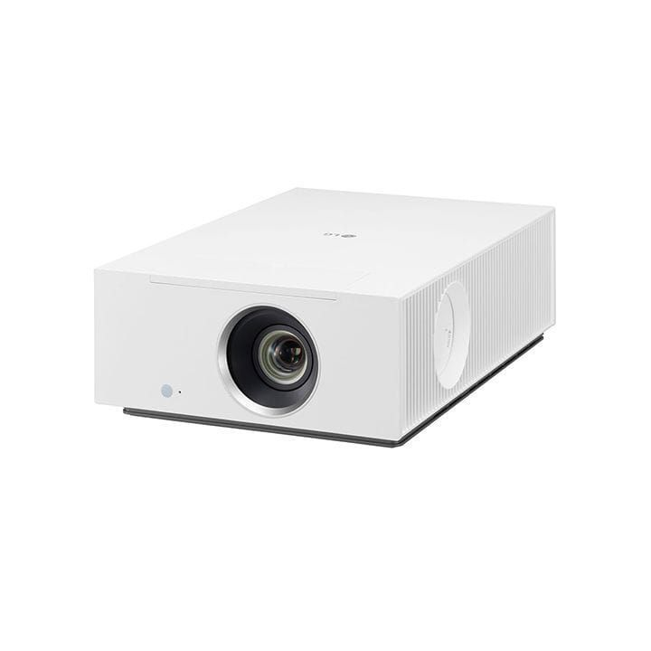 LG CineBeam 4K UHD Hybrid Home Cinema Projector, 8.3M Pixels, DCI-P3 94% Wide Colour Gamut, webOS - White - HU710PW