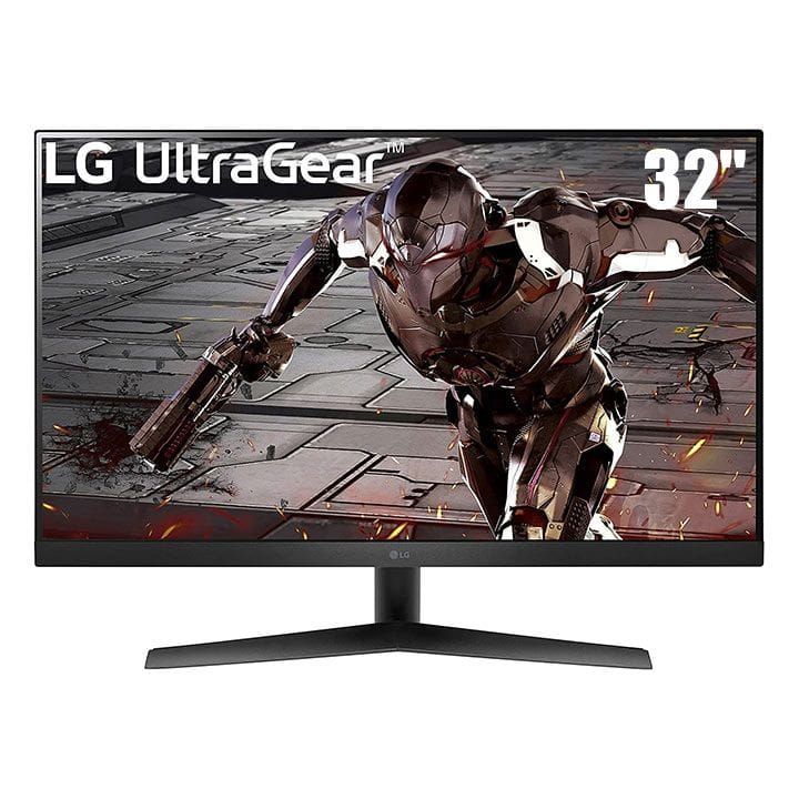 LG 31.5'' UltraGear Full HD Gaming Monitor with 165Hz, 1ms MBR and NVIDIA G-SYNC Compatible | 32GN50R-B (Display Unit)