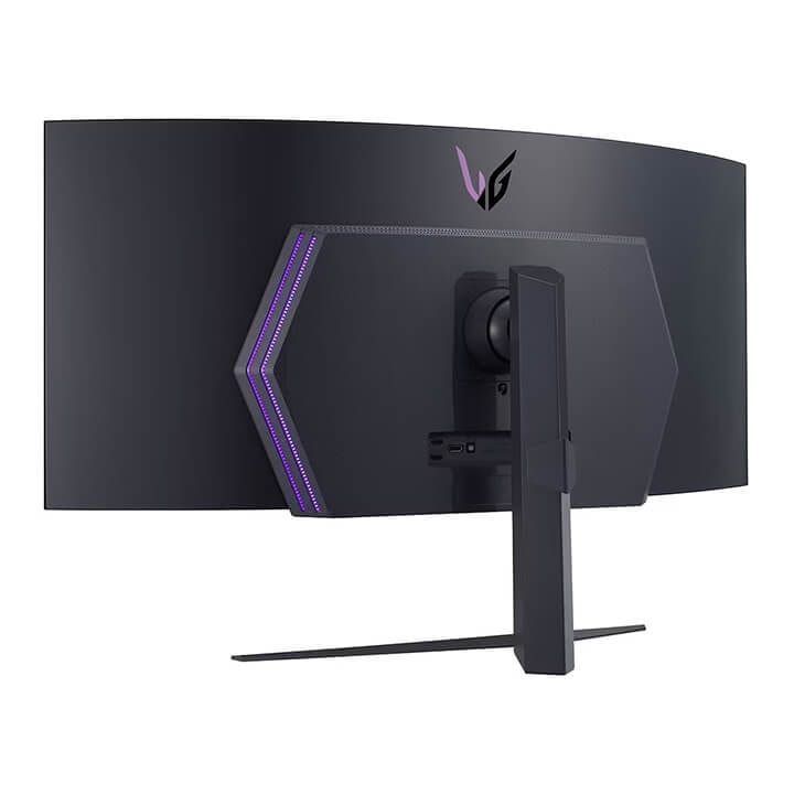 LG UltraGear™ OLED Curved Gaming Monitor 45 Inch, WQHD 1440P with 240Hz Refresh Rate, 0.03ms Response Time - Black - 45GR95QE-B