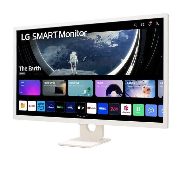 إل جي شاشة ذكية ٣١.٥ بوصة ٢٠٢٣ بدقة كاملة HD IPS | 32SR50F-W