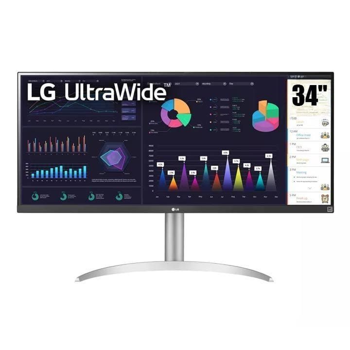 LG 34 Inch UltraWide FHD VESA DisplayHDR 400 AMD FreeSync™ IPS Monitor with USB Type-C™ | 34WQ650-W