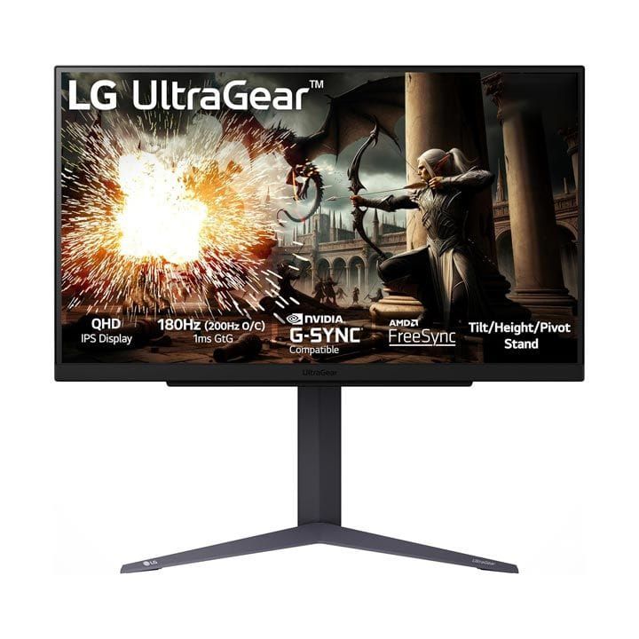 LG 27" QHD Gaming Monitor - Black | 27GS75Q-B | Open Piece - B Grade