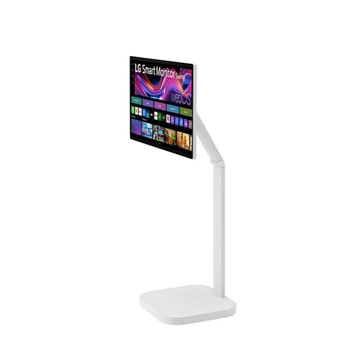 LG 31.5Inch 4K UHD IPS Smart Monitor Swing With Touchscreen, A Unique Movable Stand And WebOS System With A Hidden Adapter - White - 32U889SA-W.AUS (Open Piece/Display Unit)