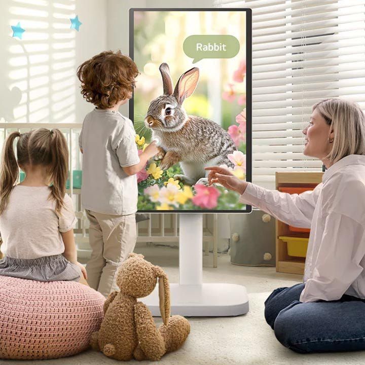 LG 31.5Inch 4K UHD IPS Smart Monitor Swing With Touchscreen, A Unique Movable Stand And WebOS System With A Hidden Adapter - White - 32U889SA-W.AUS (Open Piece/Display Unit)