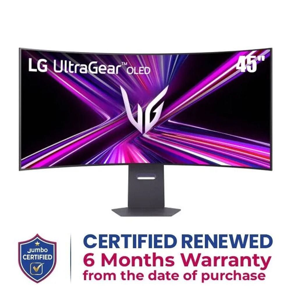 LG UltraGear 5K2K OLED Curved Gaming Monitor | Black | 45GX950A-B | Open Piece - B Grade