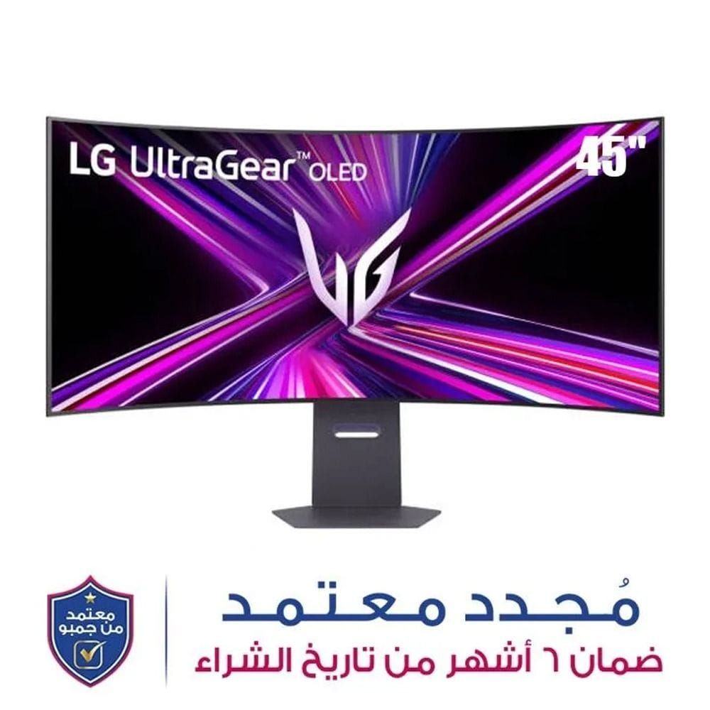 شاشة ألعاب إل جي ألترا جير OLED منحنية بدقة 5K2K – أسود – 45GX950A-B | قطعة مفتوحة – درجة B