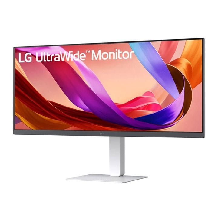 LG UltraWide WFHD IPS Monitor 34 Inch, Immersive Sound System, Clear Motion With 1ms MBR, HDR 400, IPS Display, 3-Side Virtually Borderless - White - 34U530A