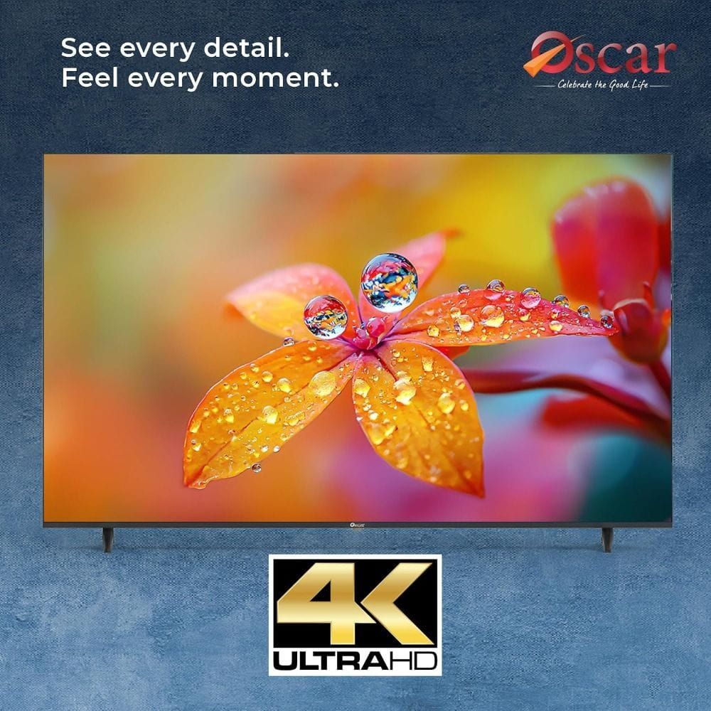 Oscar 75 inch Frameless UHD 4K WebOS Smart TV - Magic Remote, Bezel-Less Design | OS75LW4KM