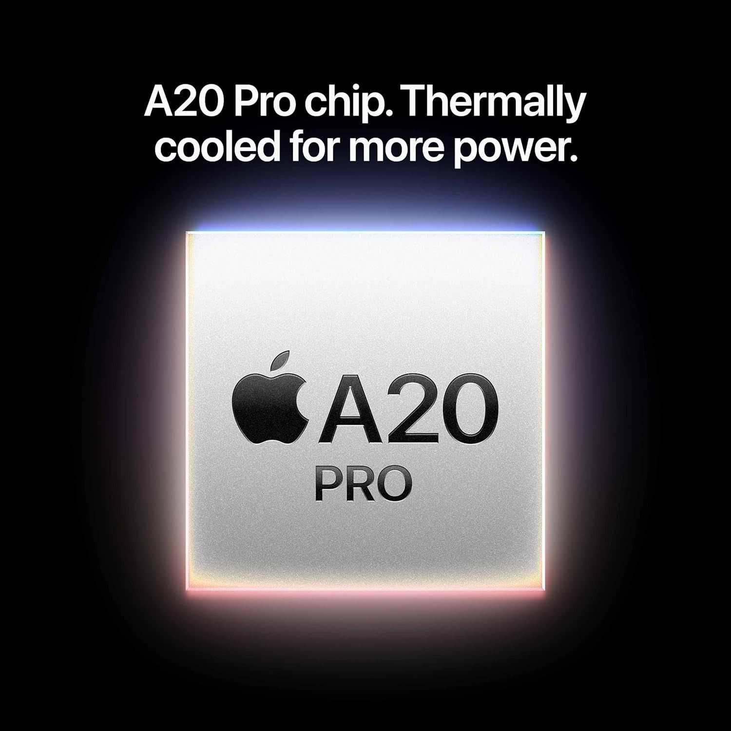 Apple iPhone 18 Pro 5G Smartphone, 512GB Storage, 6.3-inch Super Retina XDR Display, A20 Pro Chip, 48MP Pro Fusion Camera | Glacier - MJRE4AH/A