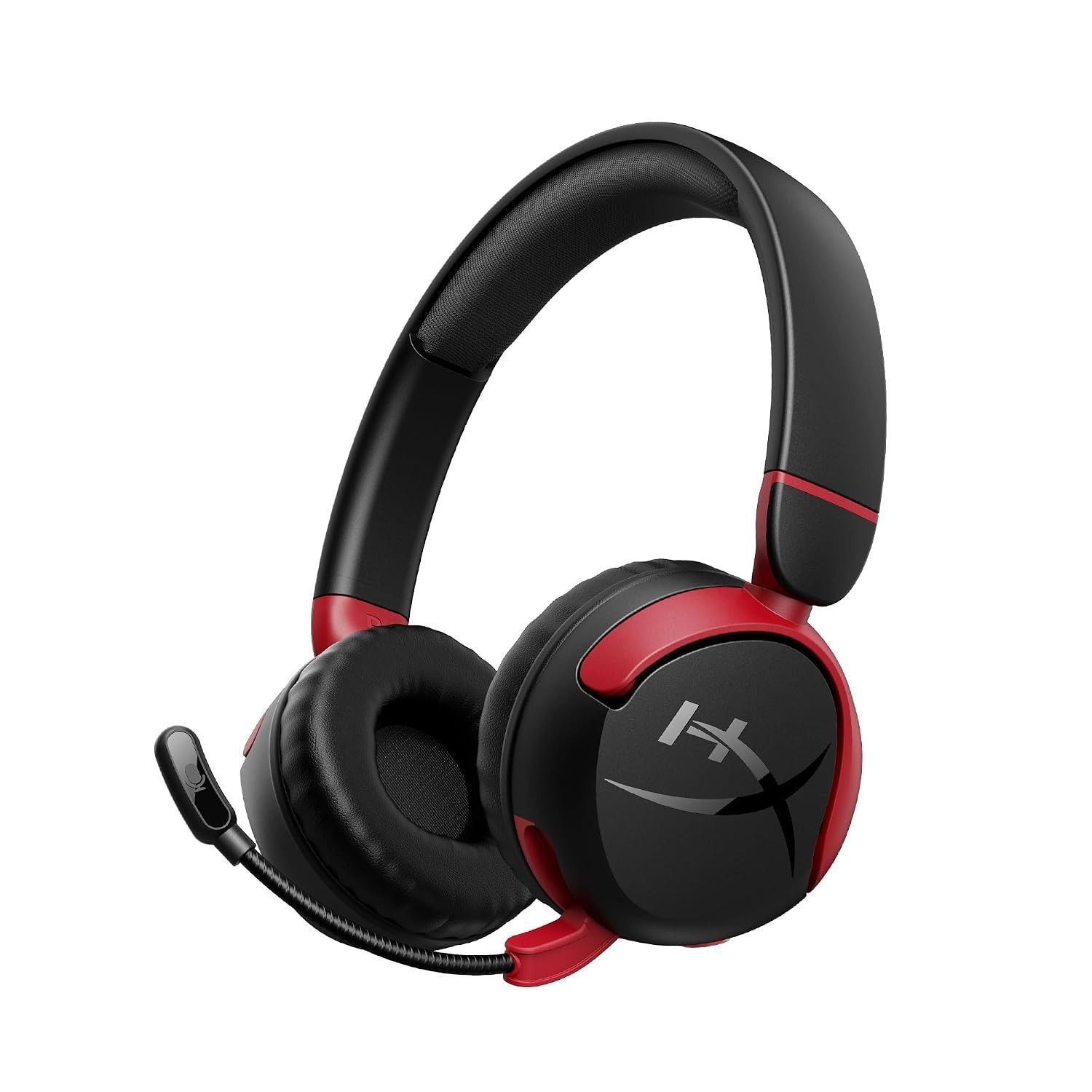 HyperX Cloud Mini Wireless Gaming Headset, 30mm Drivers, Bluetooth 5.3, Up to 25 Hours Battery, Flip-to-Mute Microphone, 85dB Volume Limiting | Black - 7G8F1AA