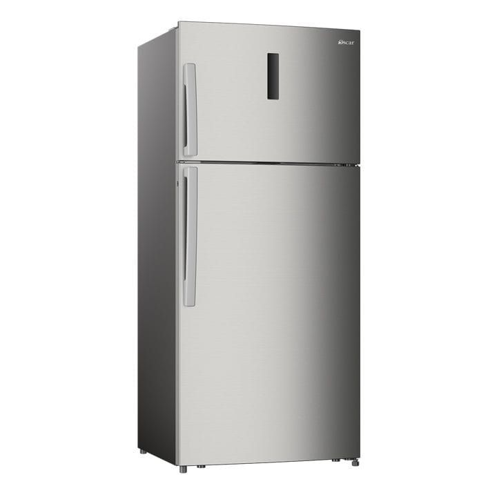 Oscar Double Door Refrigerator 527L, Spacious Storage And Modern Design - Silver - ORF 710 FFHS
