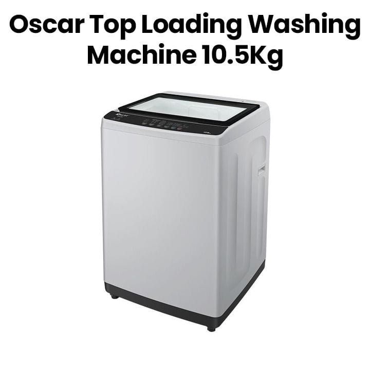 Oscar Top Loading Washing Machine, 10.5Kg, Gray | OTL11G