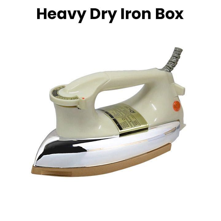Oscar Heavy Dry Iron, Smooth Ironing, Durable Design And Reliable Performance - Multicolor - OMH-3530