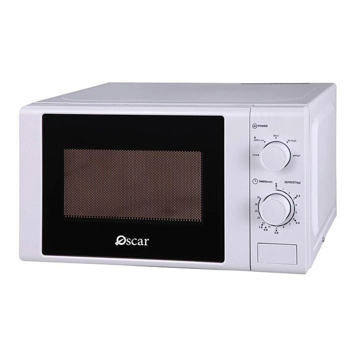 Oscar Microwave Oven 20L, Powerful Performance And Durable Design - White - OMW 20 SW