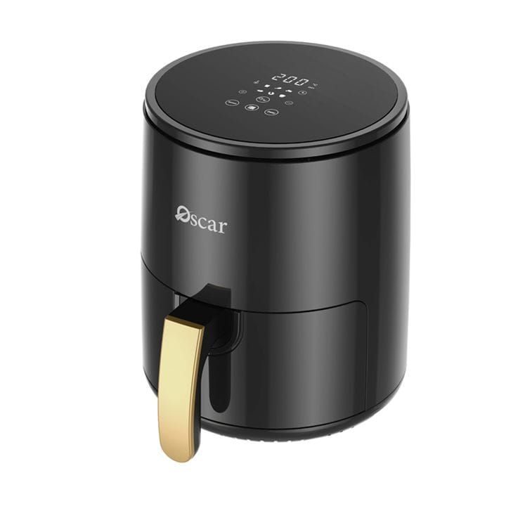 Oscar Air Fryer 3L, Digital Touch, Durable Construction, Compact Design, Rapid Air Recycling Technology, Versatile Kitchen Appliance - Black - OAF3LDTB