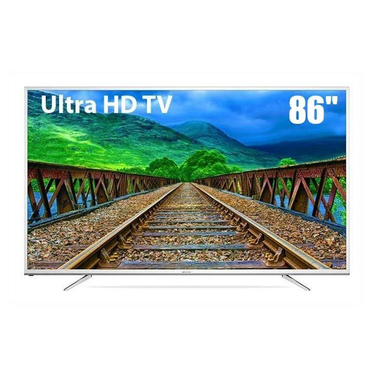 Oscar Ultra HD1 Ultra HD Smart TV 86 Inch, Ultra HD1 Resolution, Smart TV Functionality, Smart TV Functionality, High-Quality Audio - White - OS39S86