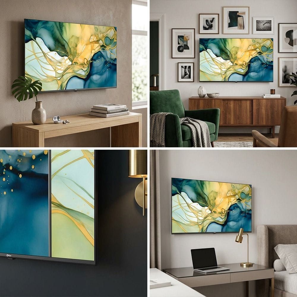 Oscar 65 Inch UHD 4K Frameless Smart TV WebOS - With Magic Remote | OS65LW4KM