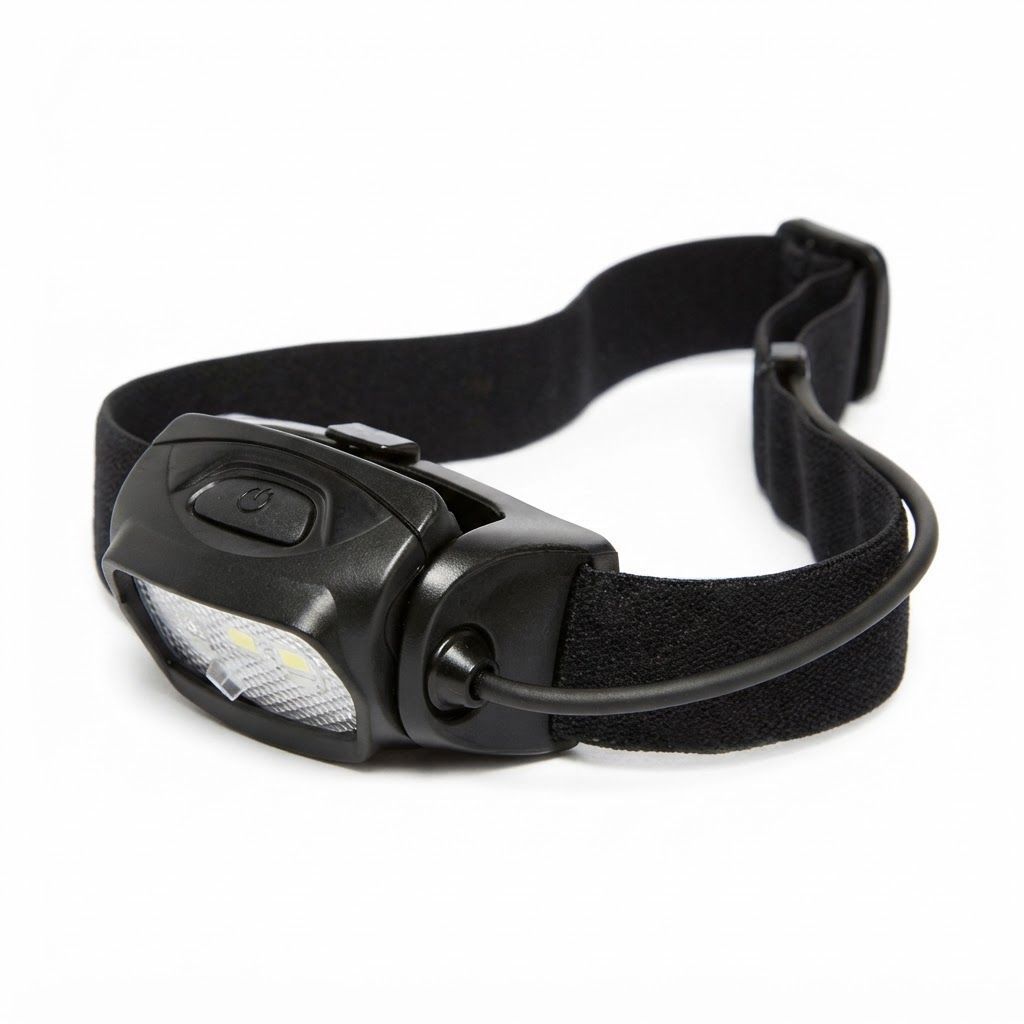 Lifesystems Intensity 220 Head Torch, 220 Lumens LED Headlamp with Sliding Diffuser and Red Light for Camping and Hiking