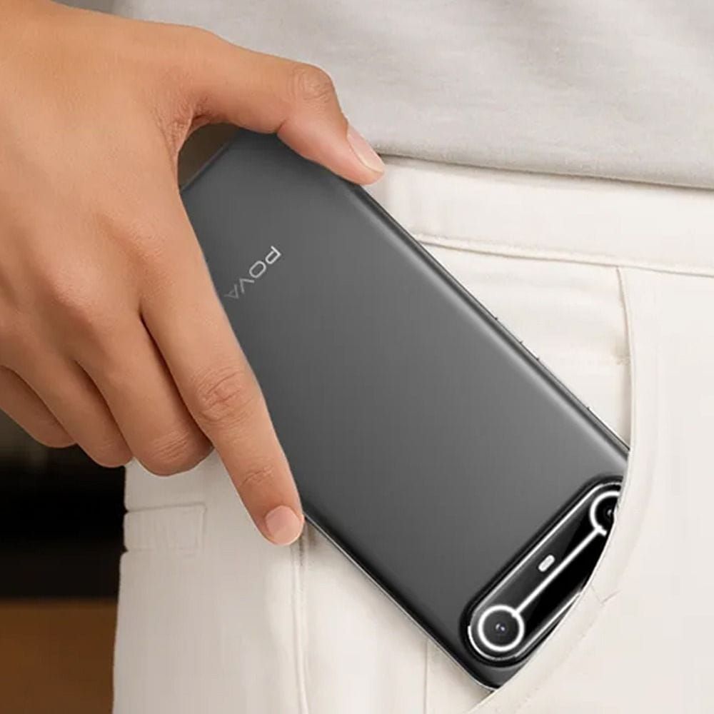 Tecno Pova Slim 5G Smartphone, 8GB RAM, 256GB Storage, Slim Design, High-Performance Display, Fast 5G Connectivity | Cool Black - KM9 10080200