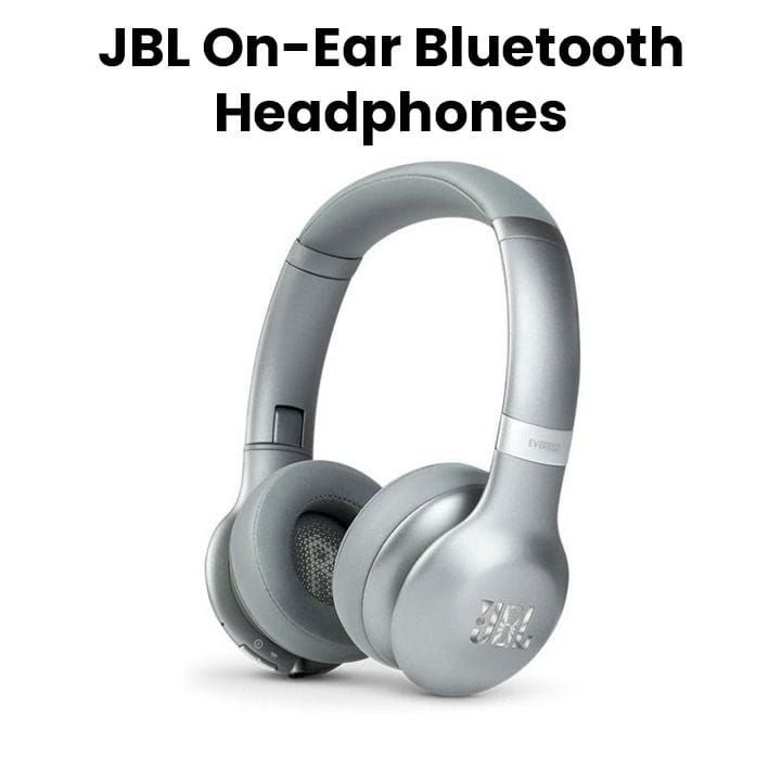 JBL Everest 310 On-Ear Bluetooth Noise-Canceling Headphones, 20H Of Battery Life - Silver - V310BT