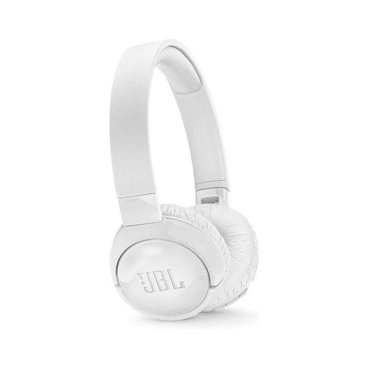 JBL TUNE Wireless, on-ear, active noise-cancelling headphones - White-600BTNC