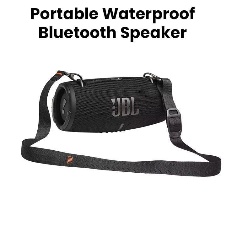 JBL Xtreme 3 Portable Bluetooth Speaker, Powerful Sound and Deep Bass, IP67 Waterproof, 15 Hours of Playtime, Powerbank - Black - XTREME3