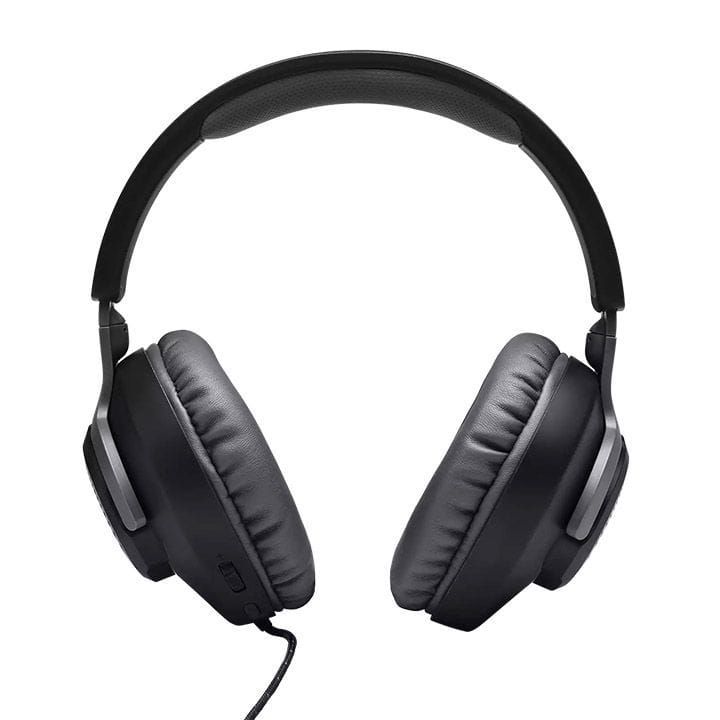 JBL Quantum 100 Wired Headset Over-Ear Gaming with a Detachable Mic, Lightweight Over-Ear Design, Multi-Platform Compatibility - Black - QUANTUM100
