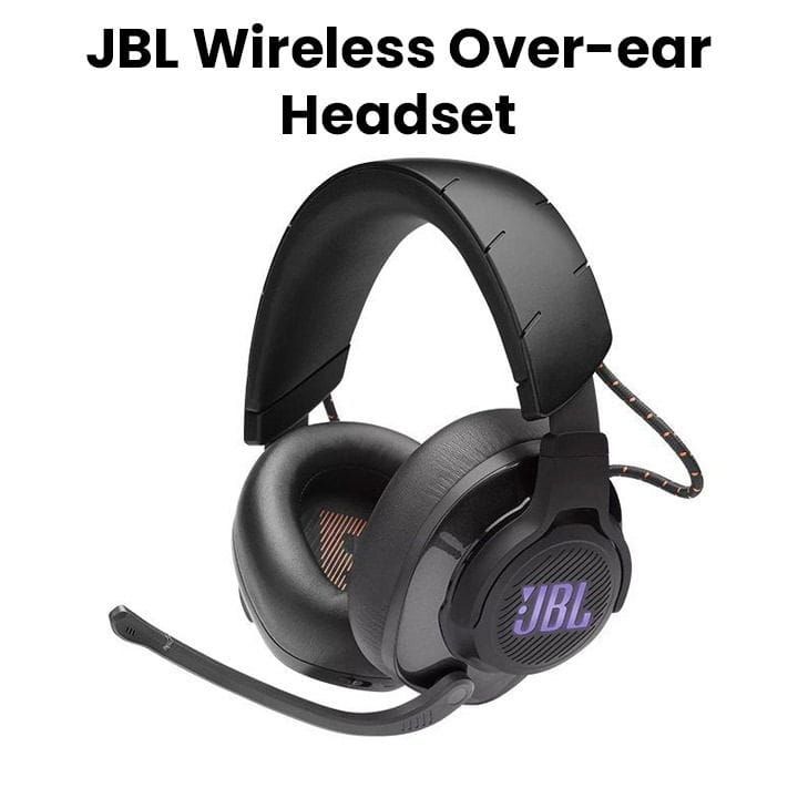 JBL Quantum 600 Wireless Over-ear Performance Gaming Headset with Surround Sound and game-chat balance dial - Black