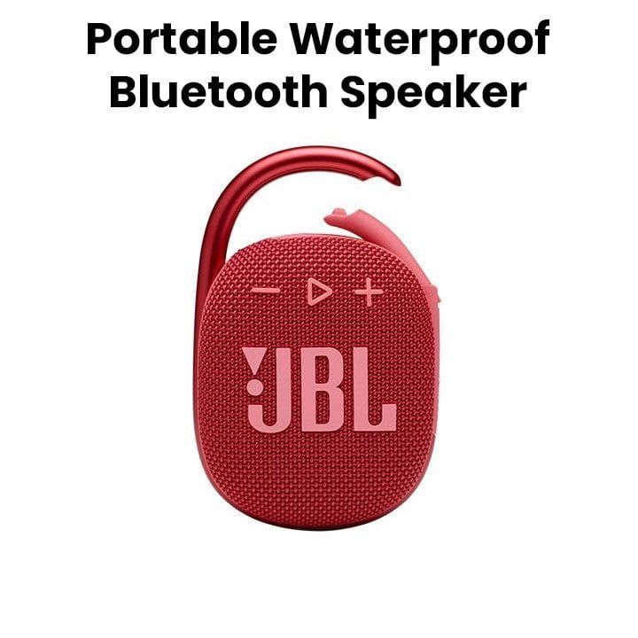 JBL CLIP 4 Ultra-Portable Waterproof Bluetooth Speaker - Red