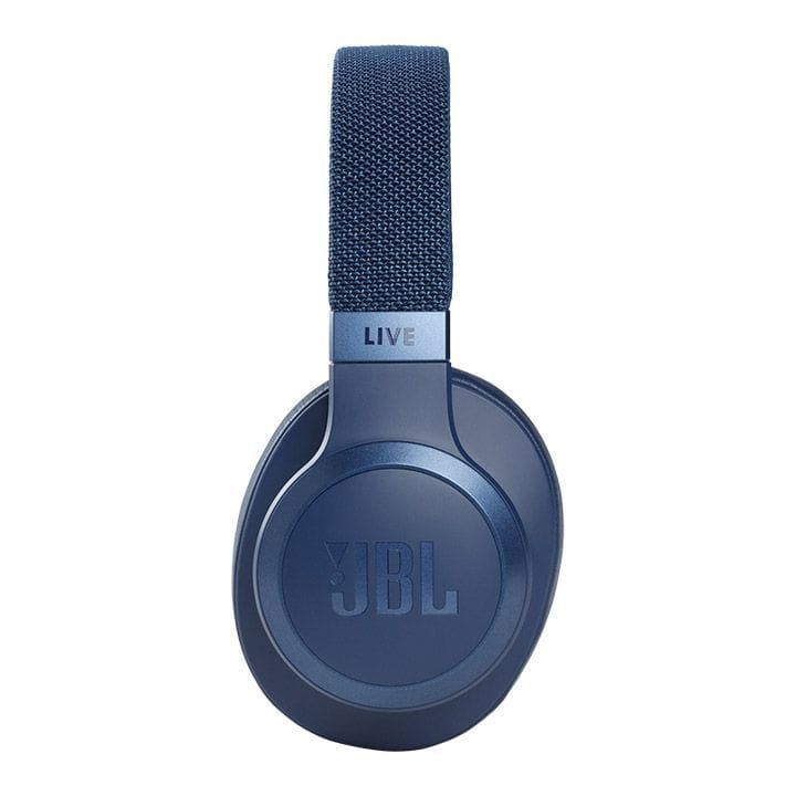 JBL Live 660NC Wireless Over-Ear Headphone, Noise Cancelling, Powerful JBL Signature Sound, Long Battery Life For Immersive Listening - Blue - Live 660NC