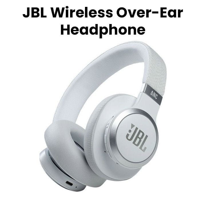 JBL Wireless Over-Ear Noise Cancelling Headphones - White | Live 660NC