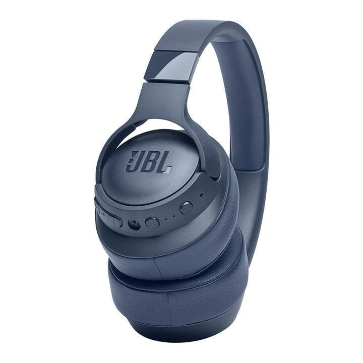 JBL Tune 760NC Wireless Over-Ear Headphone, Noise Cancelling, Powerful JBL Signature Sound, Long Battery Life For Immersive Listening - Blue - Tune 760NC