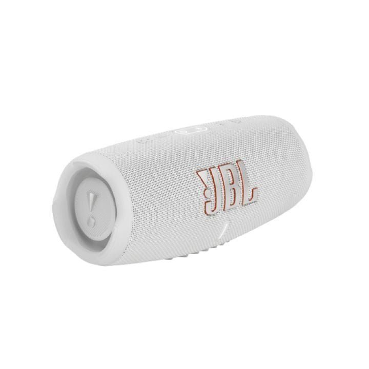 JBL Charge 5 Portable Waterproof Speaker With Powerbank, Experience Powerful Sound, Long-lasting Battery Life - White - CHARGE 5