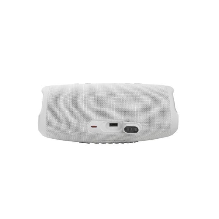 JBL Charge 5 Portable Waterproof Speaker With Powerbank, Experience Powerful Sound, Long-lasting Battery Life - White - CHARGE 5