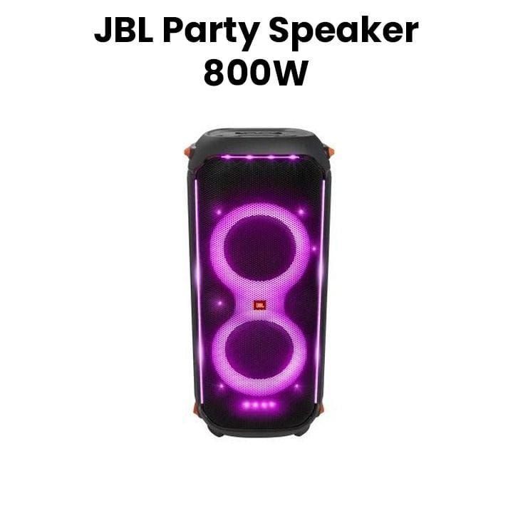 JBL PartyBox 710 Bluetooth Party Speaker With Dynamic Music Synced Flashing Club Pattern Lightshow, Pro Sound - Black - PARTYBOX710
