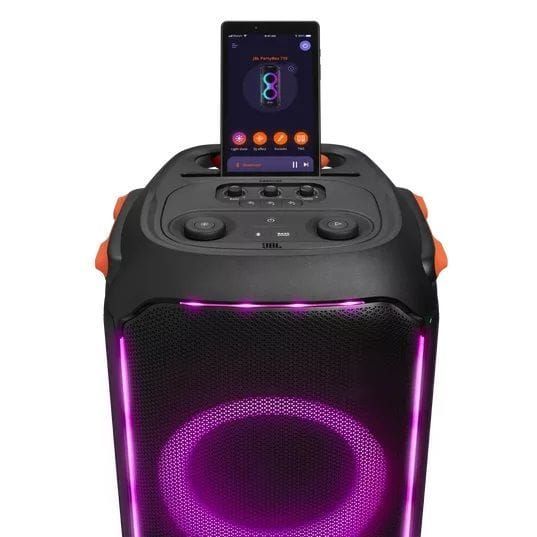 JBL PartyBox 710 Bluetooth Party Speaker With Dynamic Music Synced Flashing Club Pattern Lightshow, Pro Sound - Black - PARTYBOX710