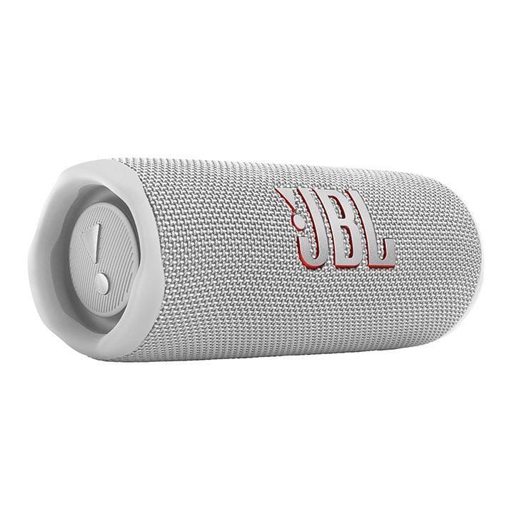JBL Flip 6 Portable Waterproof Bluetooth Speaker, Louder, More Powerful Sound, 12 Hours of Playtime, IP67 Waterproof And Dustproof - White - JBLFLIP6