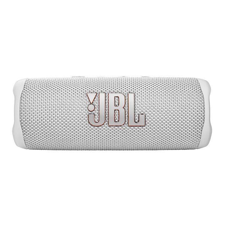JBL Flip 6 Portable Waterproof Bluetooth Speaker, Louder, More Powerful Sound, 12 Hours of Playtime, IP67 Waterproof And Dustproof - White - JBLFLIP6