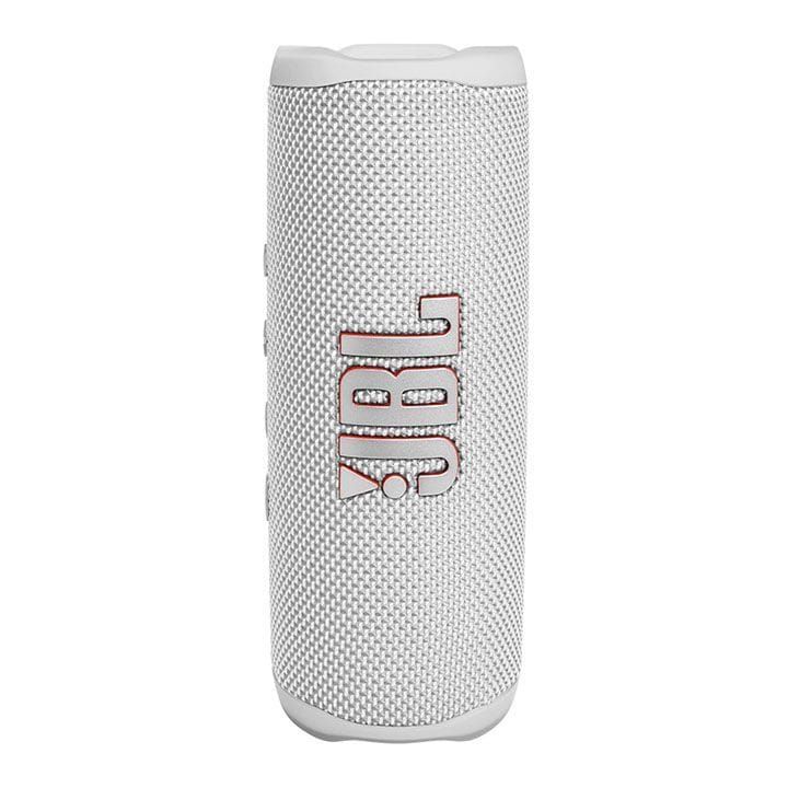 JBL Flip 6 Portable Waterproof Bluetooth Speaker, Louder, More Powerful Sound, 12 Hours of Playtime, IP67 Waterproof And Dustproof - White - JBLFLIP6