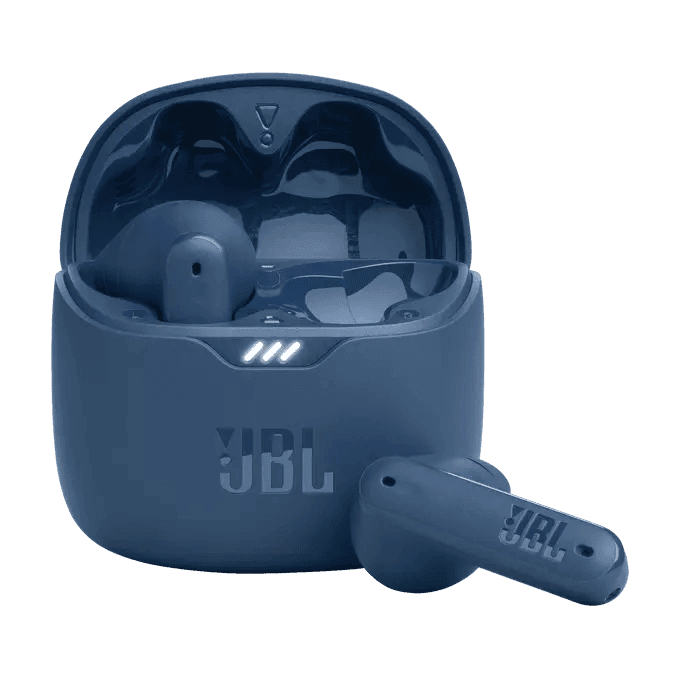 JBL Tune Flex True Wireless Noise Cancelling Earbuds, 12mm Driver, IP54 Dust And Water Resistant - Blue - JBLTUNEFLEX